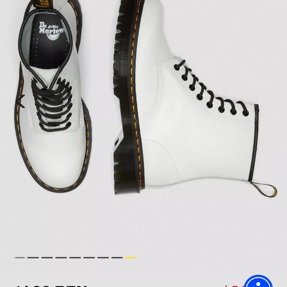 NWT DR. MARTENS 1460 BEX SMOOTH LEATHER LACE UP BOOTS - Picture 10 of 12